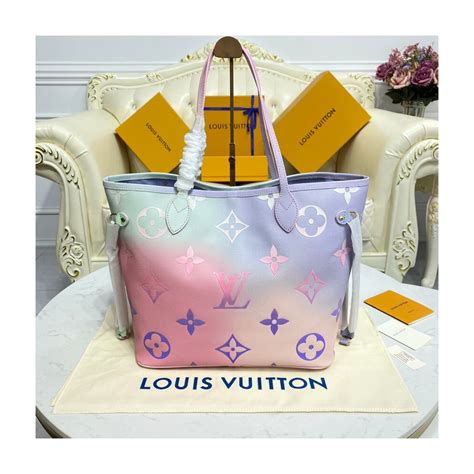 louis vuitton pastel bag dupe|Louis Vuitton neverfull pastel.